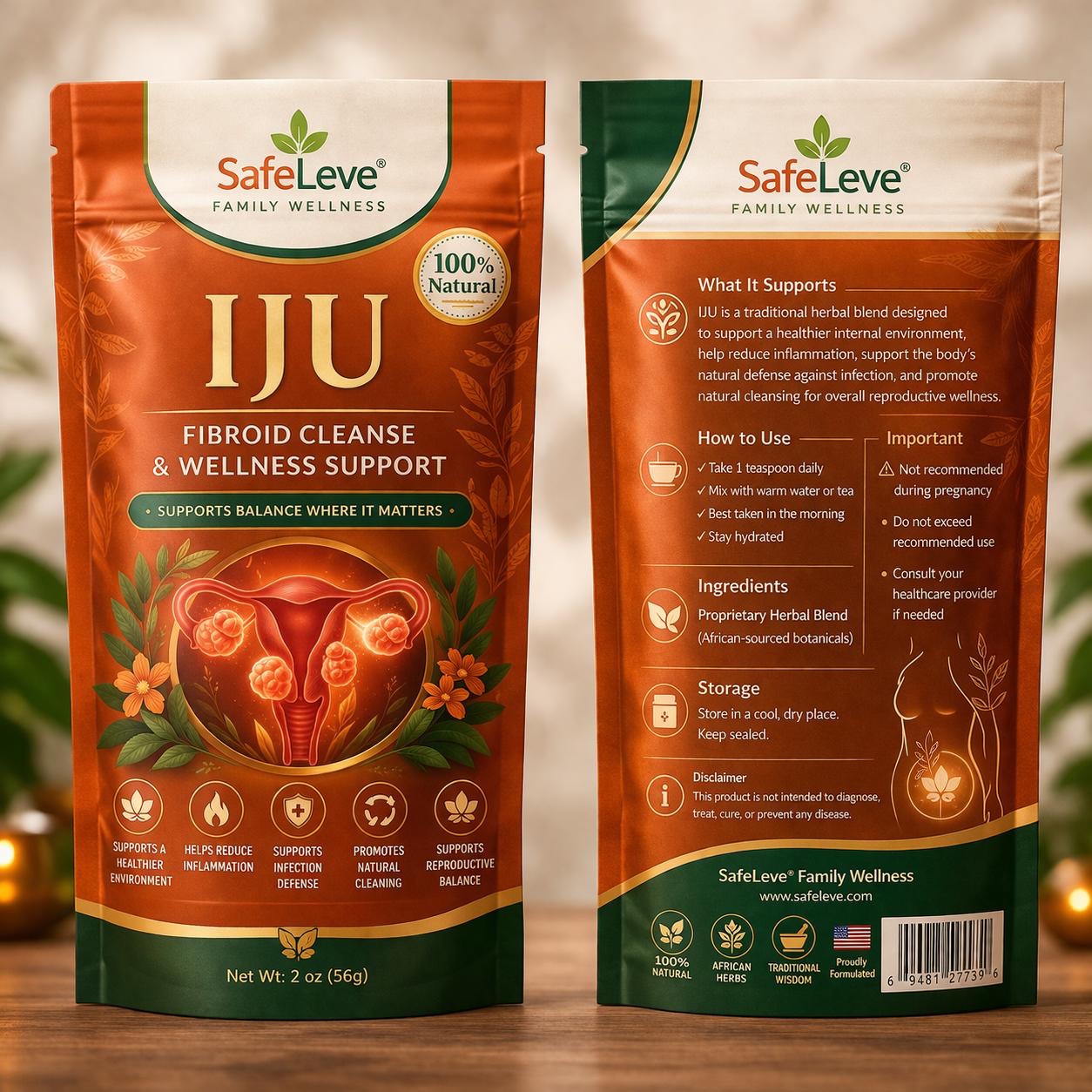 IJU Big Fibroid Cleanse & Wellness Support | 2 oz (56g)