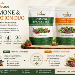 Hormone & Ovulation Duo | Herbal Wellness Tea Bundle | SafeLeve